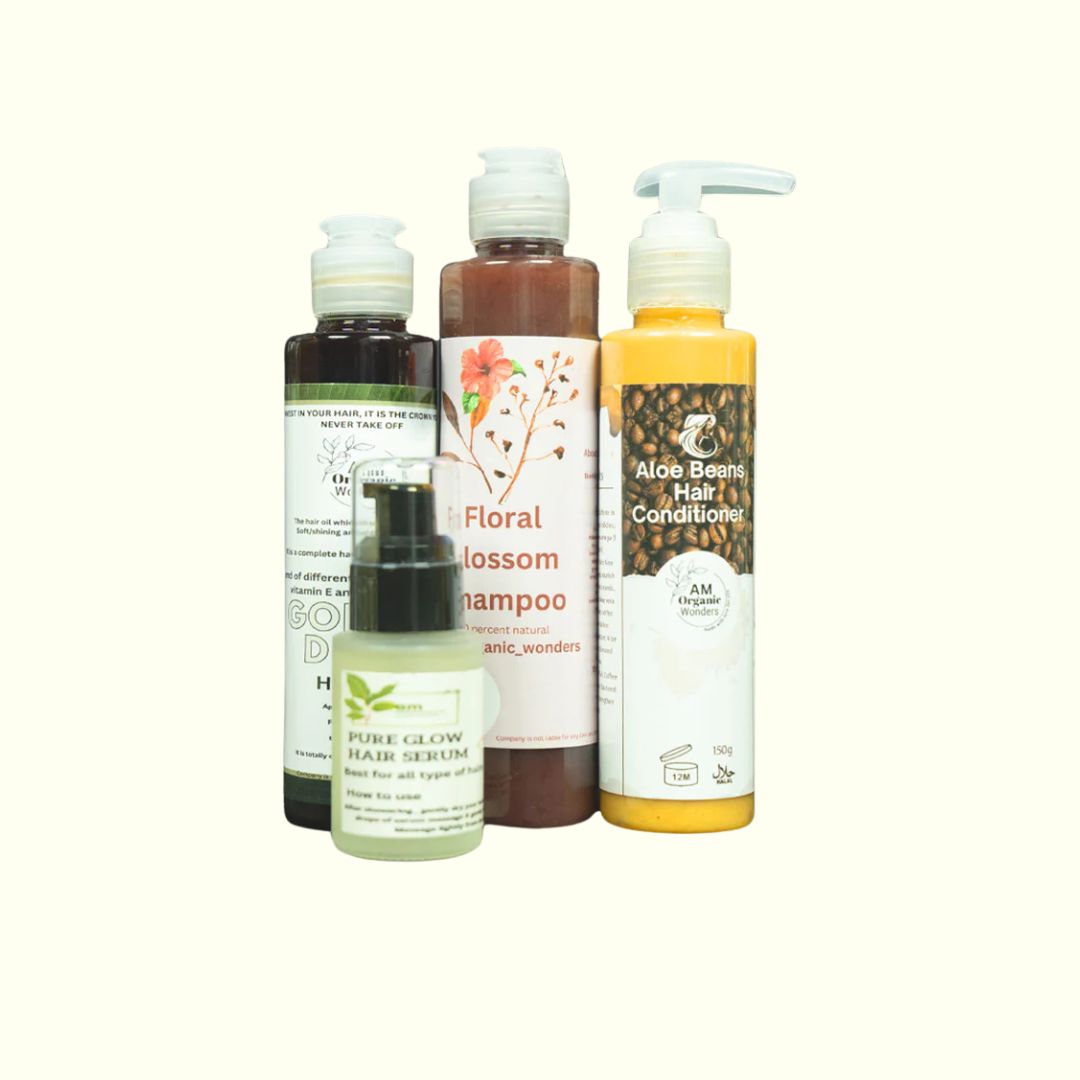 Deal  1  - Blossom Shampoo + Oil +Aloe bean hair conditioner + Serum