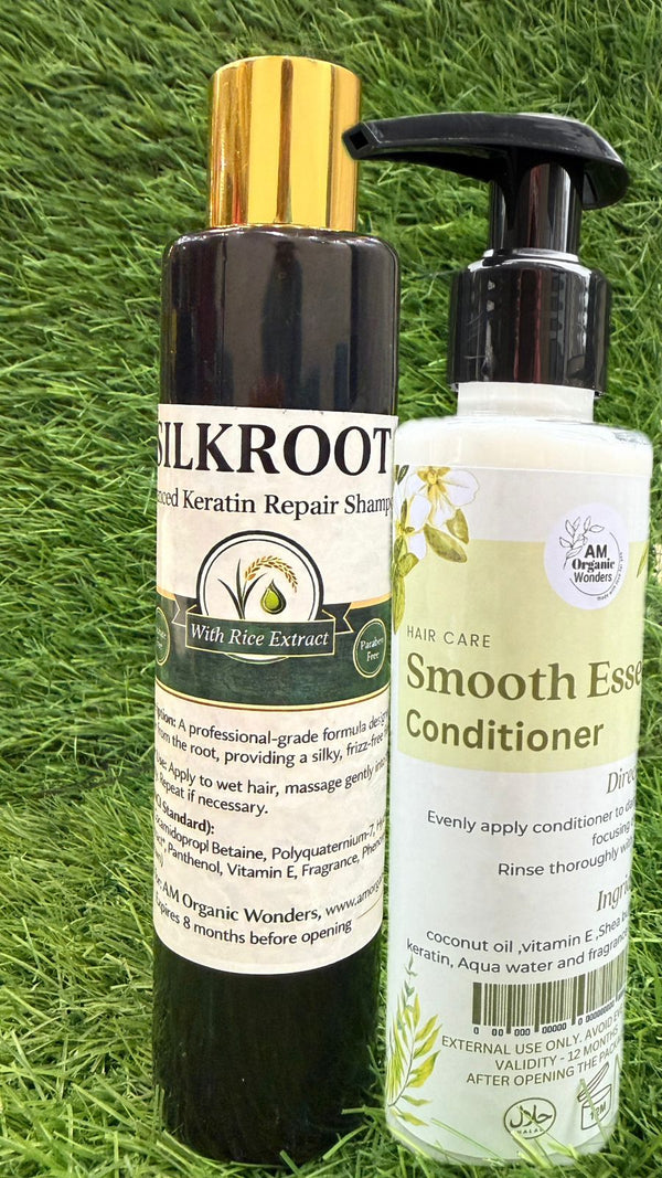 Silk &Smooth Keratin Deal (shampoo 200ml conditioner 150ml )