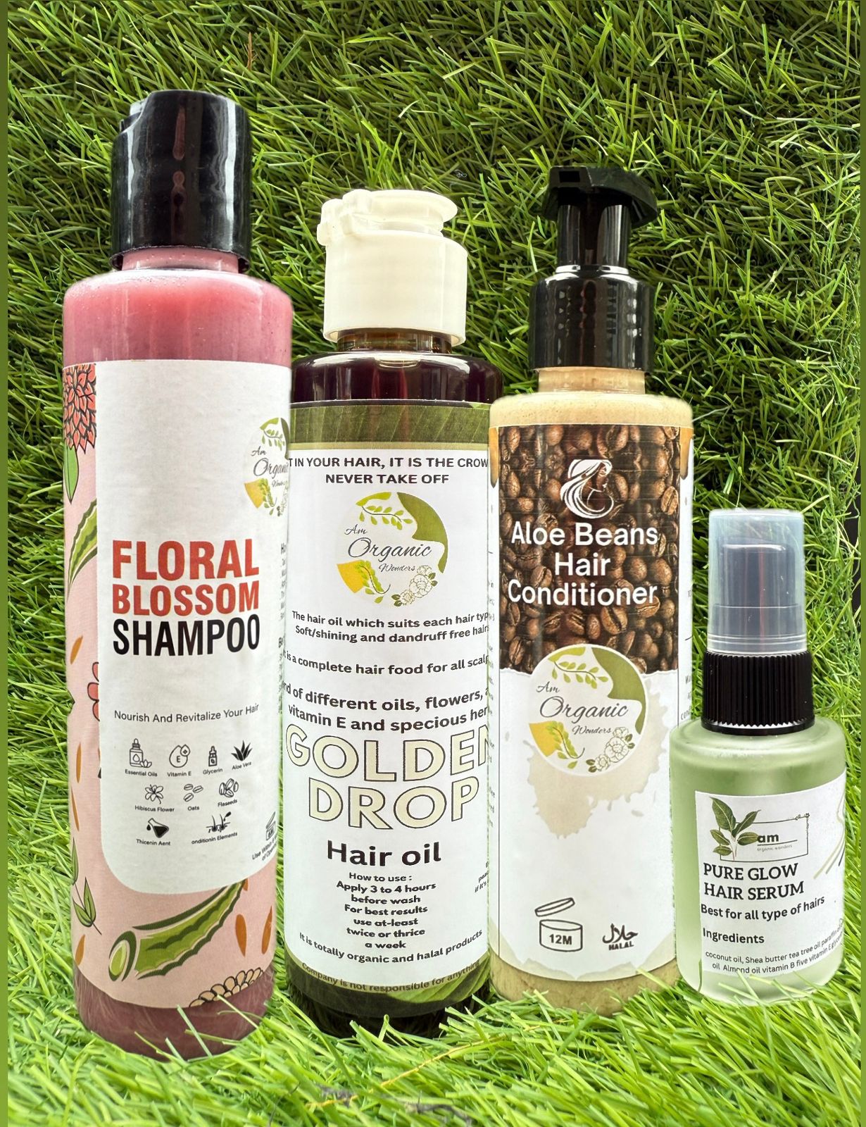 Deal  1  - Blossom Shampoo + Oil +Aloe bean hair conditioner + Serum